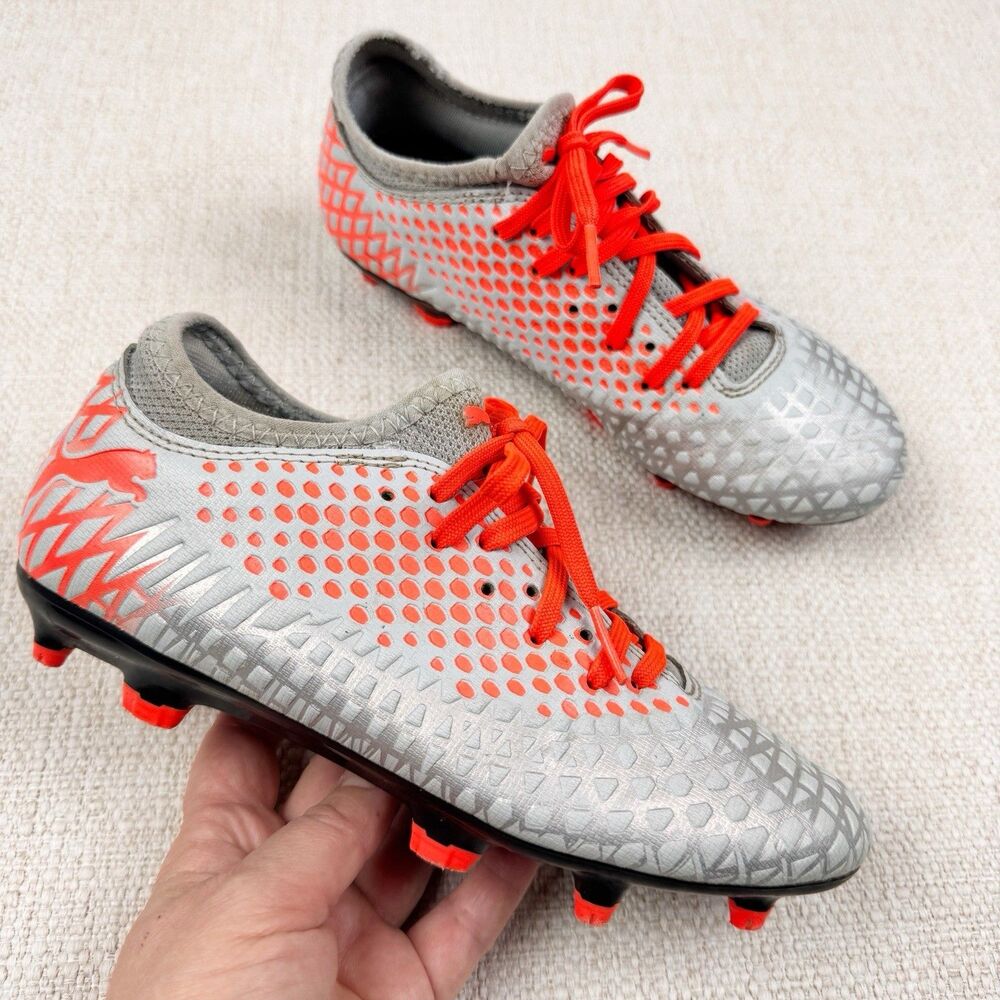 PUMA Youth Kids Future 4.3 Netfit MG Anthem Soccer Cleats Shoes 105696 01